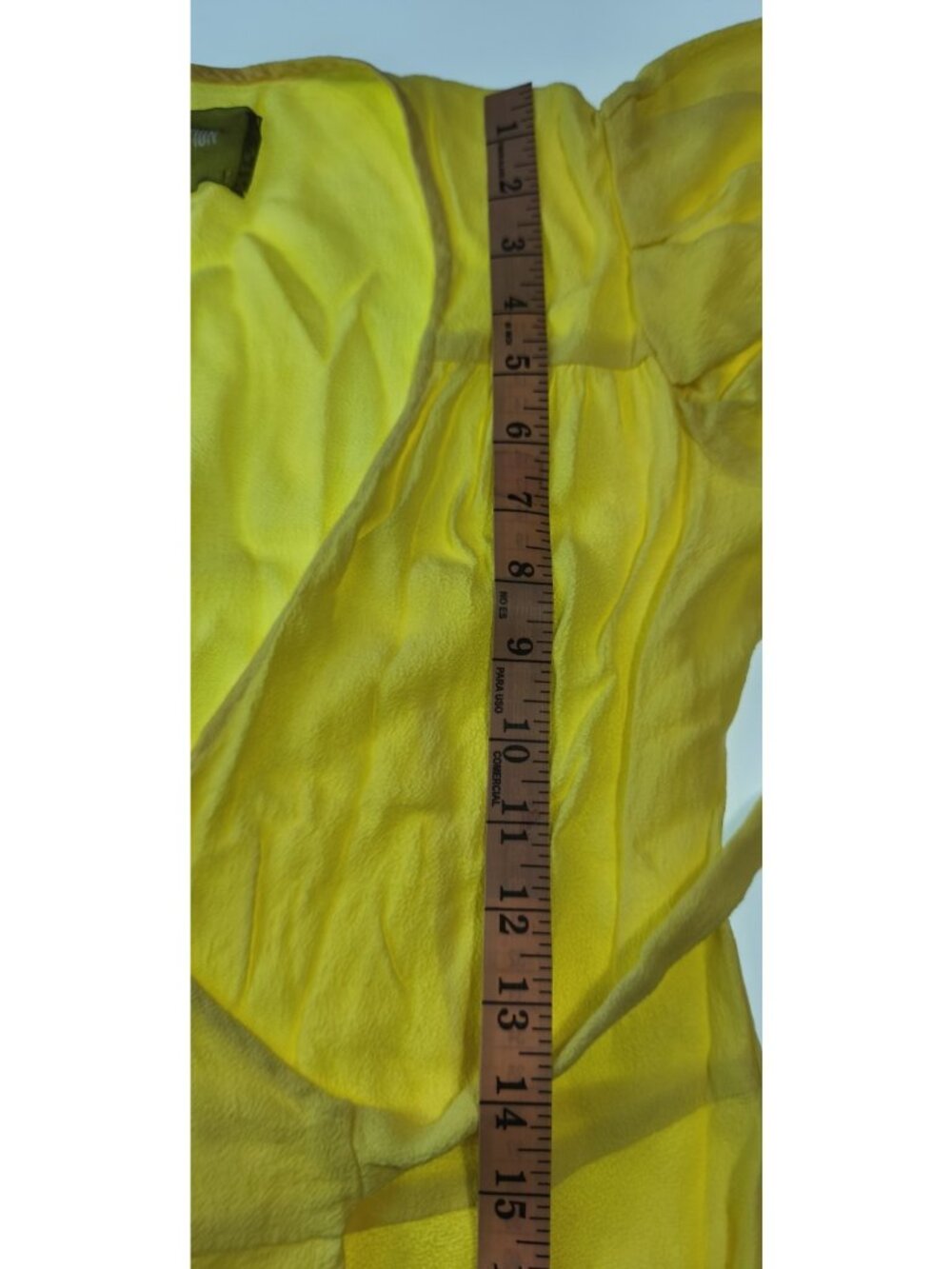 Reformation Winslow Yellow Wrap Maxi Dress Women's S V-Neck Puff Sleeve Crepe - Picture 11 of 16